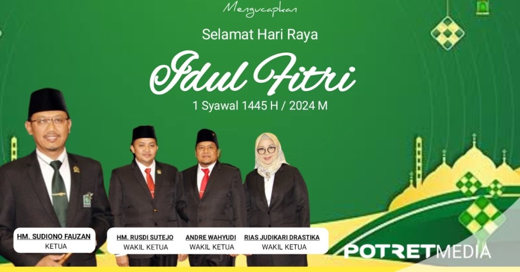 Eid Mubarok 1445 H/2024 M, DPRD Kabupaten Pasuruan: Minal Aidin Wal&nbsp;Faizin
