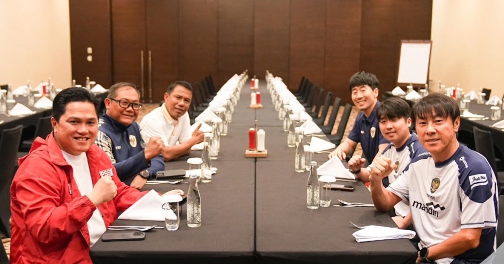 Erick Tohir Cek Kondisi Persiapan GBK untuk Pertandingan Indonesia Vs Australia