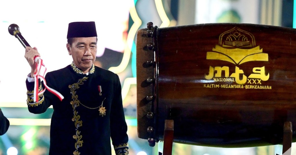 Jokowi Hadiri MTQ Nasional Ke-30 yang Diikuti 38 Provinsi di Kaltim